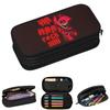 Hazbins Comedy Anime Alastor Pencil Cases for Student School Pen Box Pencil Bag Big Capacity Pencil Pouch