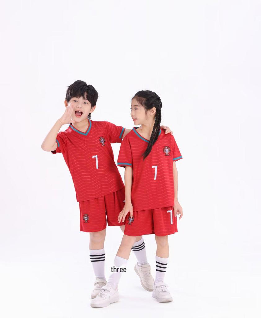 Portugals Nationalteam Fotbollströja (2026-27) för Barn & Vuxna, Storlekar 14-3XL.