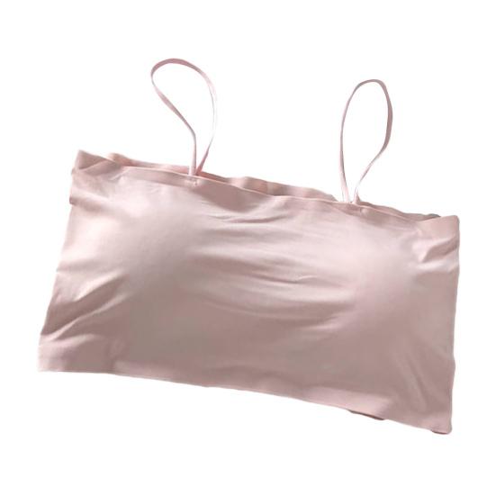 Bandeau Crop Beautify The Back Around The Chest Strap Thin Shoulder Strap Anti-light Underwear