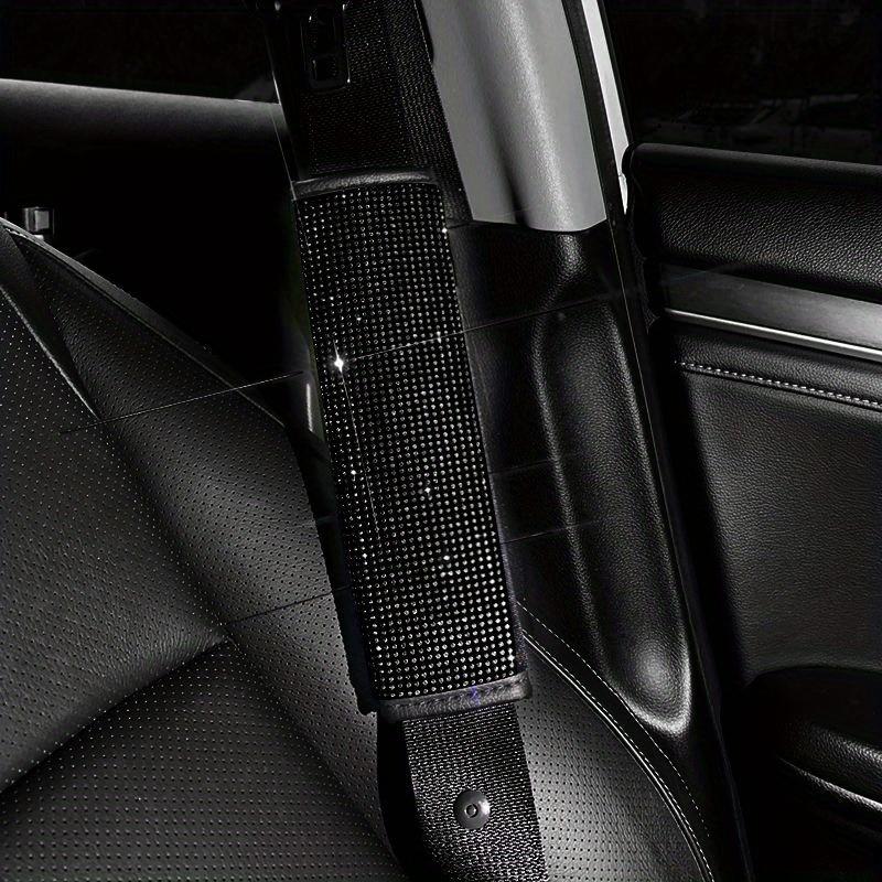 1Pcs Bling Car Seat Belt Ornament Rhinestone Shoulder Pads Shoulder Protector Pad Cover Cushion Car Accessories for Women