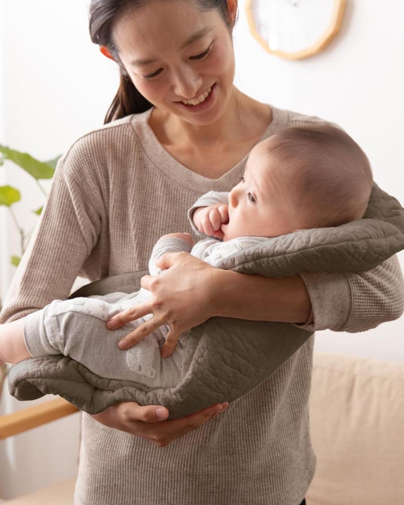 AQUA Baby Cuddle Light Mofua Cloud Pattern 36270036 (Aqua) Futon, Brown, 40x70cm, (Mofua) Ibul, 100% Cotton, Quilting,