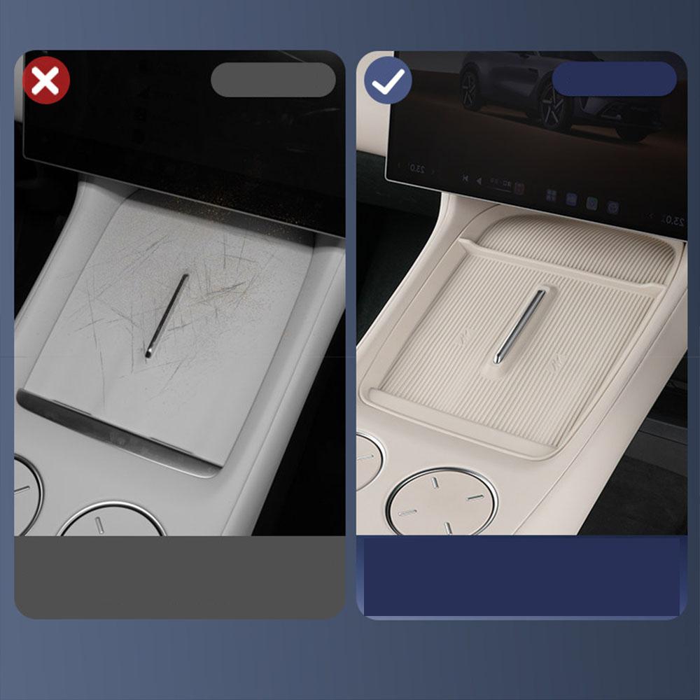For Xiaomi YU7 Wireless Charging Silicone Pad Center Control Anti Slip Protection Cup Pad Car Decoration Interior Accessories