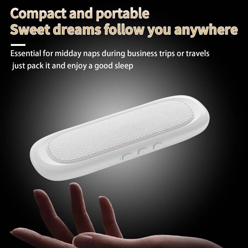 Under Pillow Bone Conduction Speaker Multifunction Stereo Deep Bass Bluetooth 5.3 Mini Speaker for Sleeping