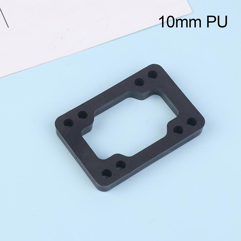 1 Stück Schwarze PU Longboard Riser Pads Skateboard Stoßdämpfer für Truck Montagezubehör Erwachsene Kinder Outdoor Sportwerkzeug