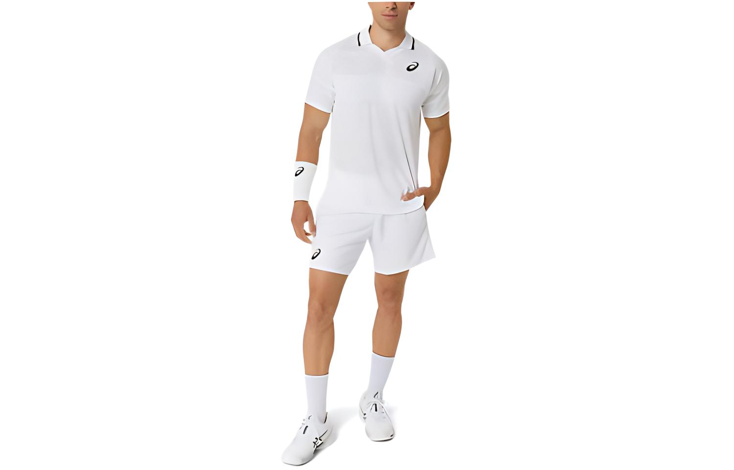 Asics Match Actibreeze Polo Shirt Polo Shirt Men s Bright White 2041A283-100 XXL