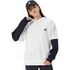 New Balance Sweatshirts Unisex White Hooded Moderate Regular AMT13342-SST
