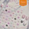 Tomoni Jell-O Funny Pink Cat Paws Nail Art Stickers