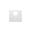 4-piece cabinet hinge repair panel, kitchen hinge repair panel kit including fixing screws, protective wooden doors, furniture