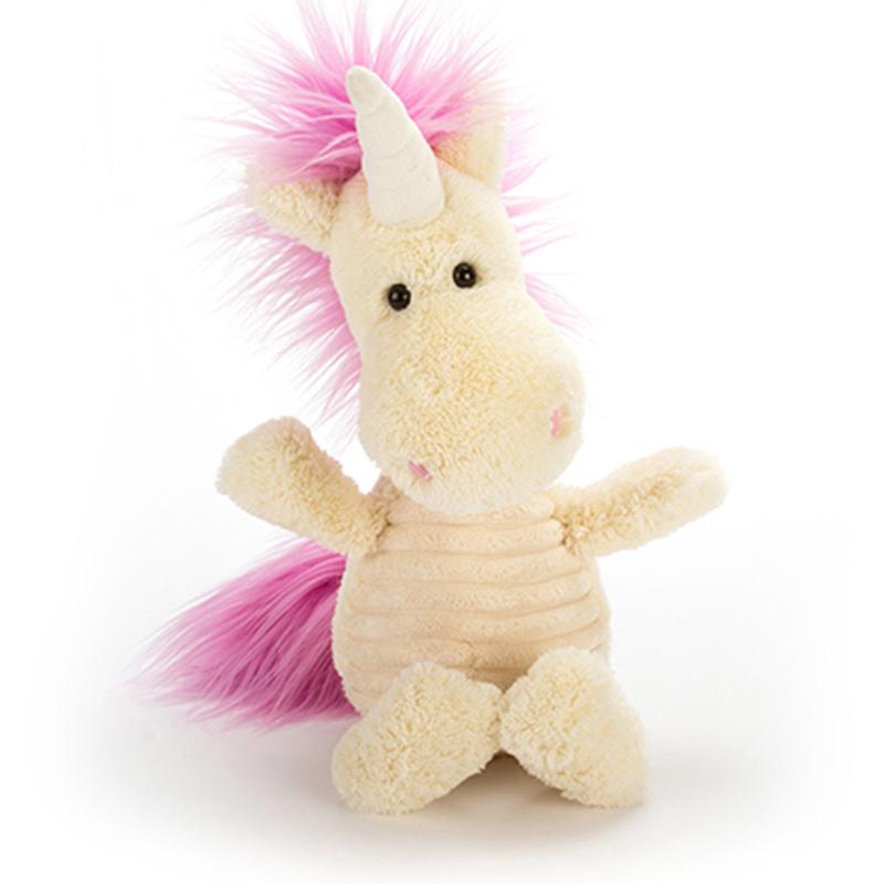 JELLYCAT Mythical Animal Series Ursula Unicorn Companion and Comfort Doll Plush Doll 35cm Height