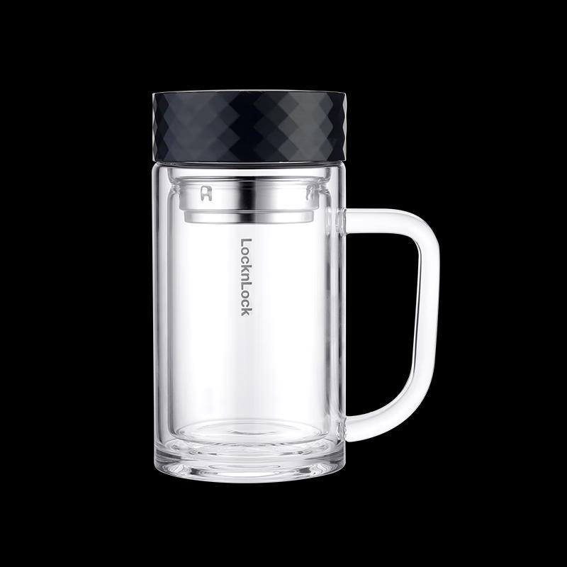 LocknLock 320ml Glass Office Mug 320ml