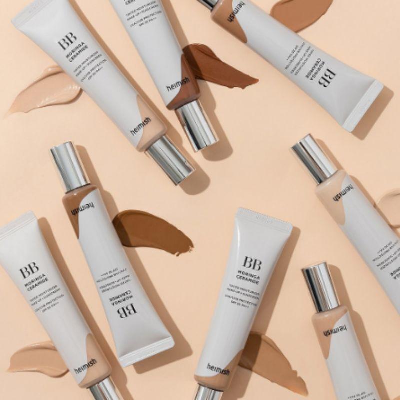 heimish Moringa Ceramide BB Cream SPF30 PA++ 30ml Hydrating Korean Foundation Natural Coverage Makeup