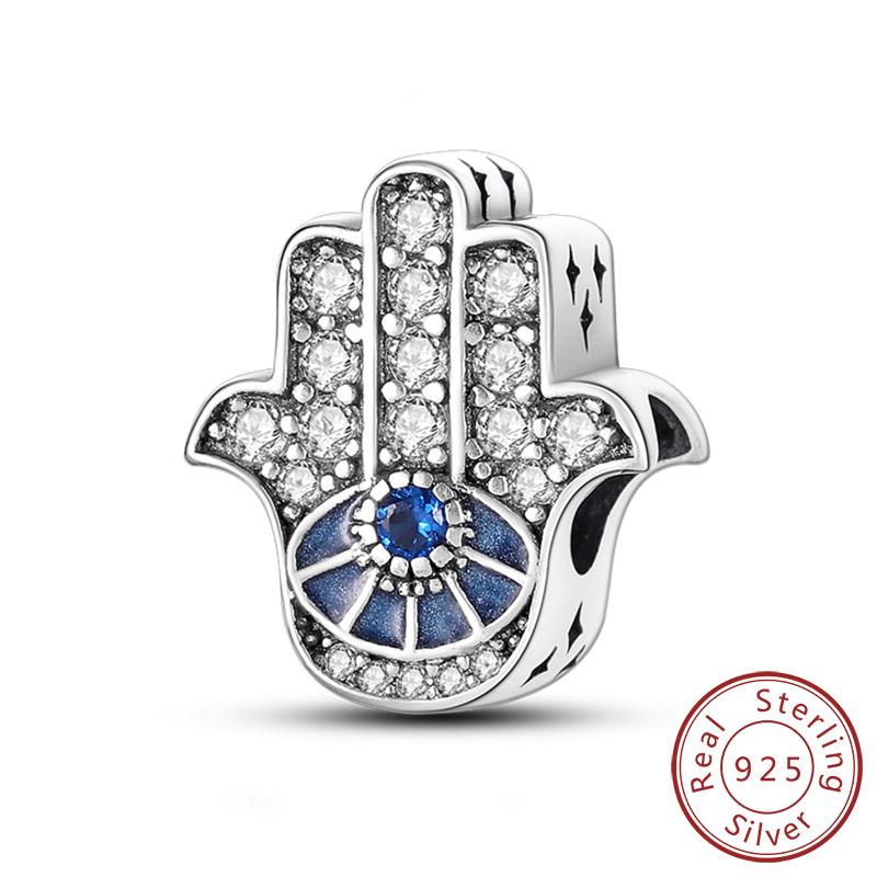 Copper Charms Beads Devil'S Eye Cross Angel Charms Fit Original Charms Bracelets Pendants Fine Diy Jewelry Making For Women