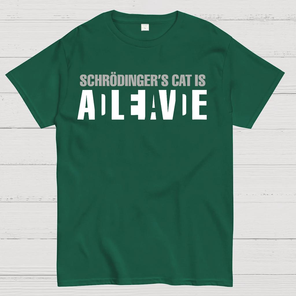 Schrodinger Cat Is DEAD/ALIVE Cotton Summer Casual Cool Loose T-Shirt