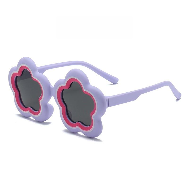 

Childrens Sunglasses Uv400 Polarized Full Frame Tpee Frame For Summer Vacation Light Purple