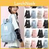 Kpop Bts Bunny Rabbit Ears Backpack Girls School Bags V With Piggy Pendant Plush