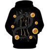 Spring And Autumn Casual Animation Sweater Dragon Ball 3D Digital Printing Hooded Pullover Sweater