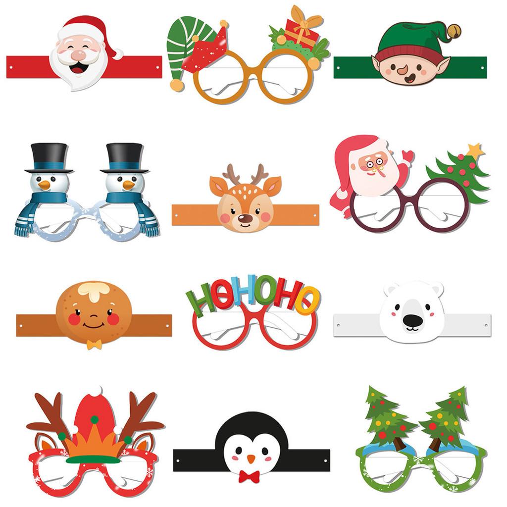 Christmas Celebration Paper Costume Accessories For Festive Photo Props
