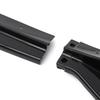 Front Lip Corner Splitter for 19-21 BMW 3 Series G20, Gloss Black Decorative Trim