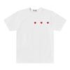 Cross-border American Trendy Brand Bestseller Heart-shaped Unisex 3D Printed Crew Neck Simple Casual Loose Short-sleeve T-shirt