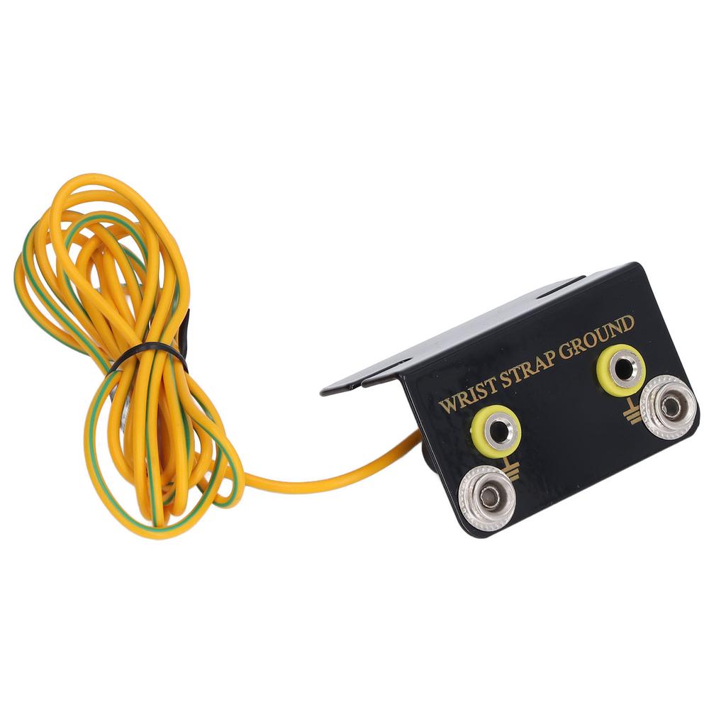 5Pcs Wrist Strap Ground Socket Connector ESD Grounding System L Shaped Non Static