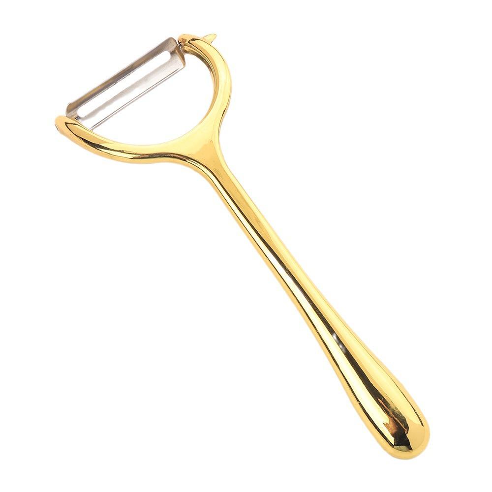 

Stainless Steel Multipurpose Melon, Fruit, and Vegetable Peeler Tool.