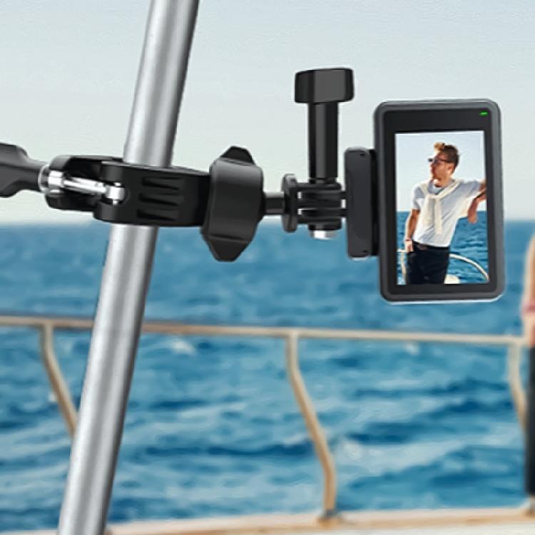 Motorcycle Handlebar Clamp Adapter High-strength Aluminium up to 5KG Load for Phone Mounts and Camera Gear