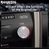 UHONSN 3Pcs Car Interior Accessories for Lexus RX Bling Volume Knob Cap Clock Frame Cover Sticker Decoration Parts Decals Women Men Silver Crystal
