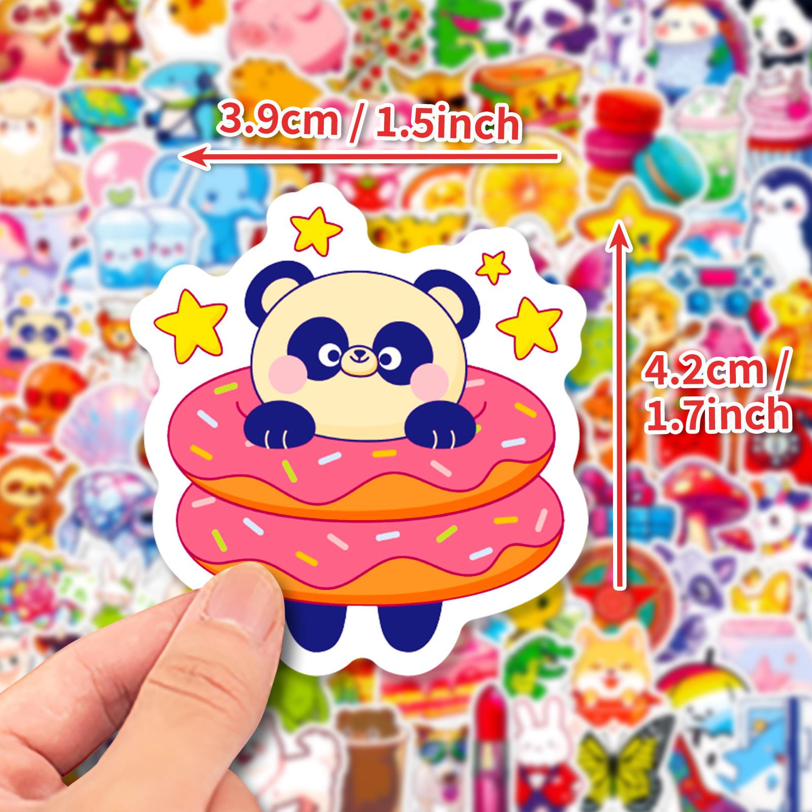 

100 Маленьких Смешанных Граффити Наклеек Чашка для Воды Гитара Чемодан Водонепроницаемые Наклейки для Рук Палатка Милые Наклейки