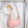 Fashionable Shoulder Underarm Bag Light Small Solid Color Satchel Stylish Women Tote Bag, Suitable for Daily Work Outdoor Party