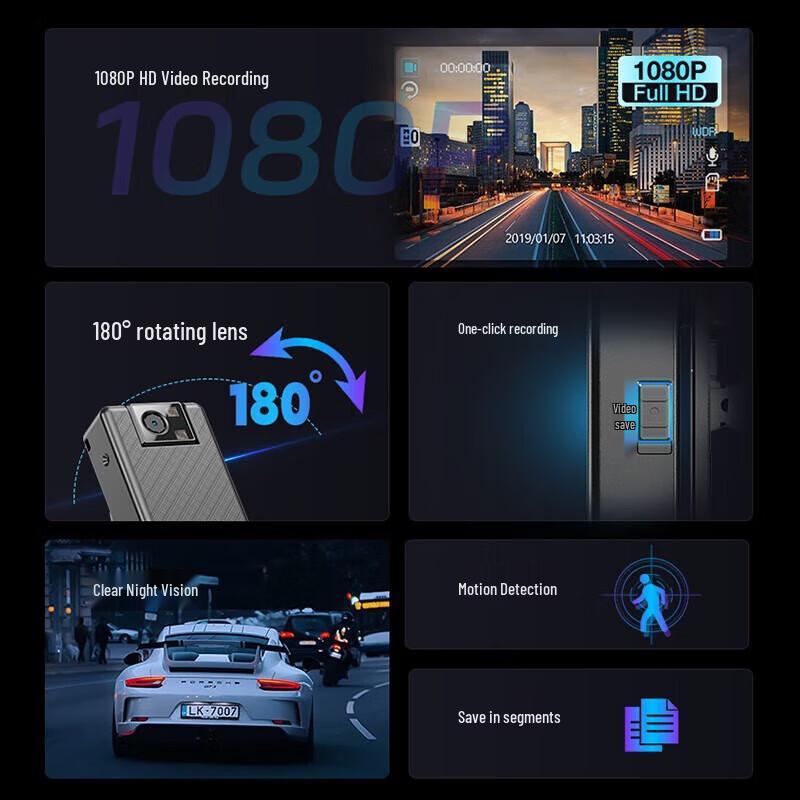 aigo S9 Portable HD Body Camera