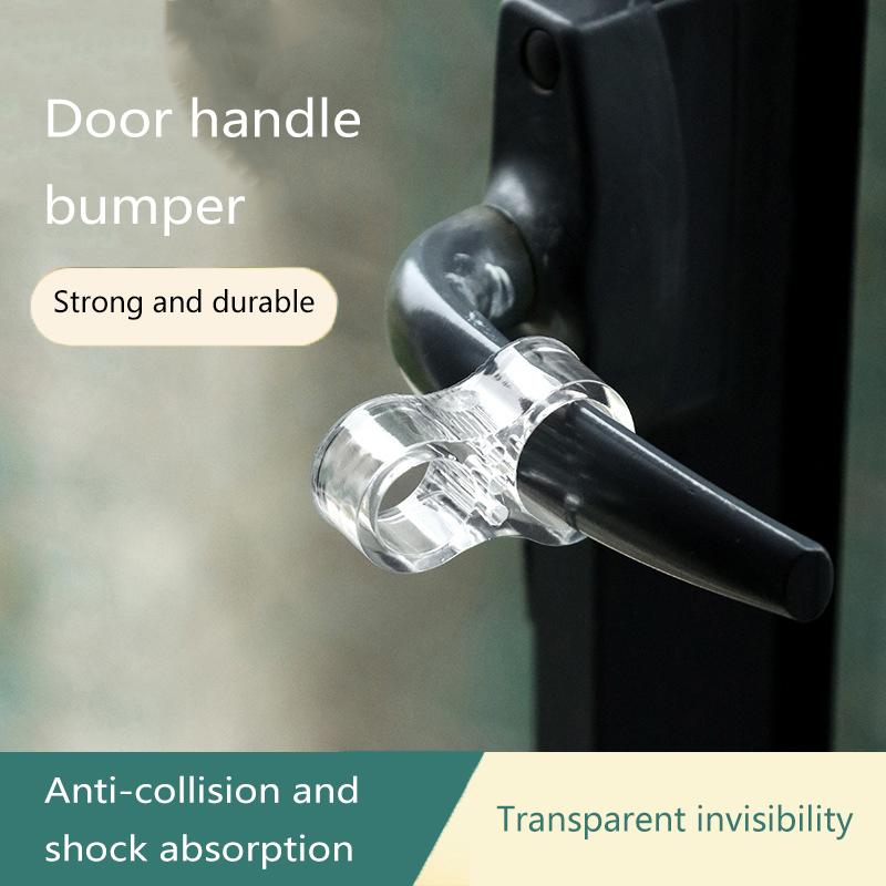 2/5/10Pcs Door Stops Pvc Door Handle Buffer Wall Protection Doorknob Bumper Furniture Protected Crash Pads Shockproof Rings