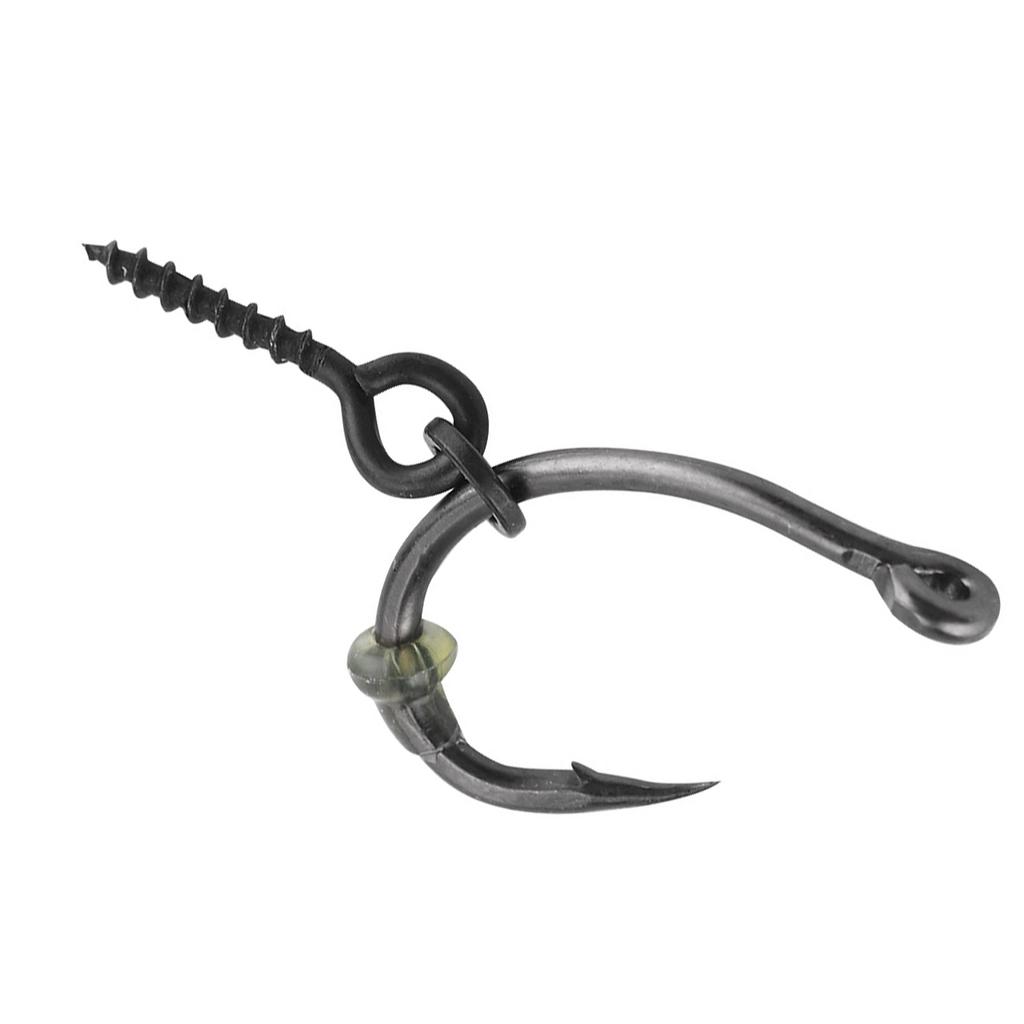 30Pcs Set Carp Fishing, Rig Hook Bait Stoppers Screws Bobbin Storage Narwhal Ronnie Boilies Hagen Terminal Tackle