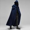 Mantello Medievale da Mago con Cappuccio: Robe Cosplay a Maniche Lunghe 5 Colori