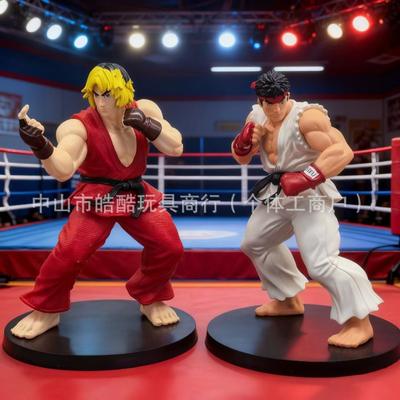 Anime Ken Masters Hoshi Ryu Action Figure PVC Playthings Adorable Street Fighter Activity Dolls Room Decor Birth Date Present Designed For Boys