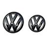 for Volkswagen VW Golf 6 7 7.5 8 MK6 MK7 MK8 2pcs ABS Car Front Grill Emblem Rear Trunk Badge Logo  Sticker Emblem