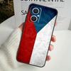 Czech Republic Czech Flag Case For OPPO Reno 13F 14F 12F 10 11 12 13 14 Pro 8T 7 8 Lite OPPO Find X6 X5 X8 X9 Pro Cover