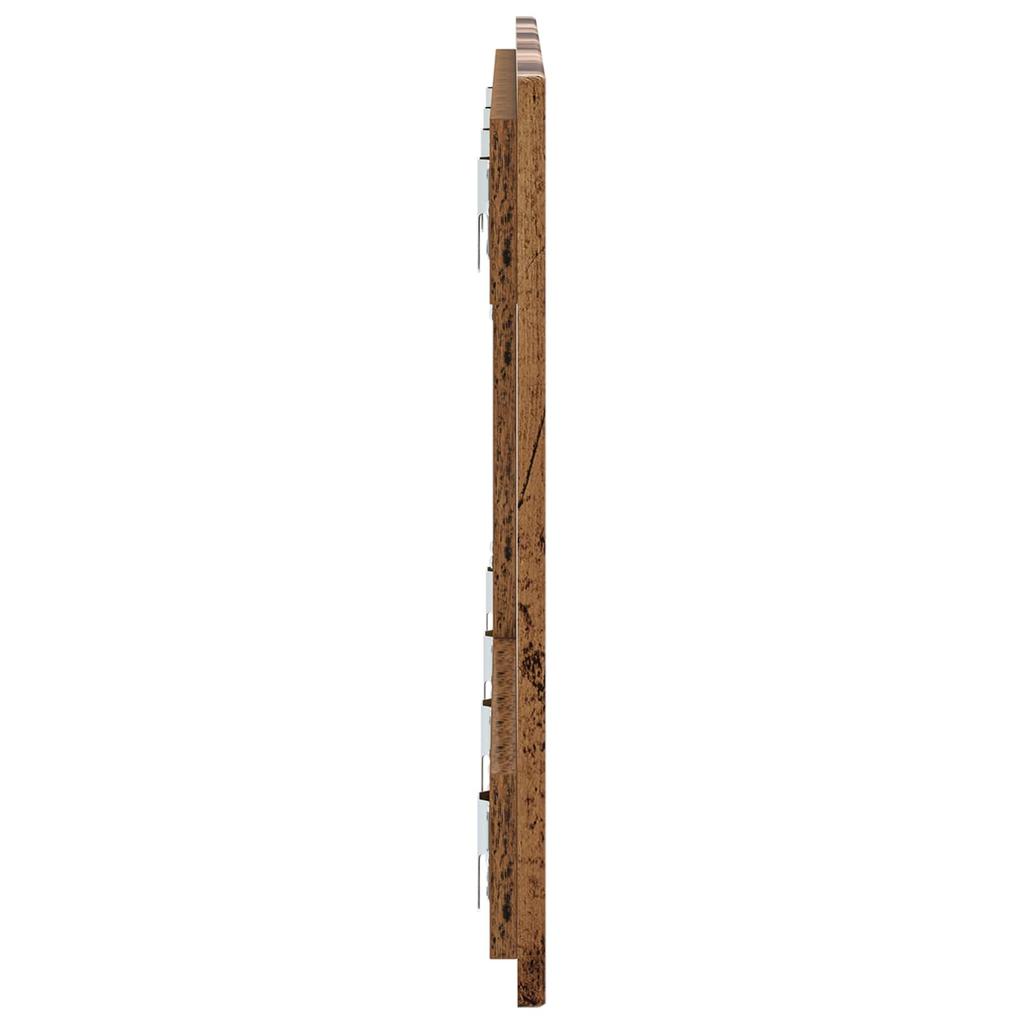 Wall Mounted Headboard BREDA Reclaimed Wood Engineered Wood