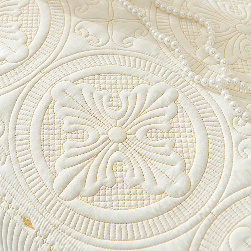Cream Wind Sofa Cushion, High-End Sense, Universal In All Seasons, Simple And Modern Non-Slip Washed Cotton Fabric Seat Cushion Cover