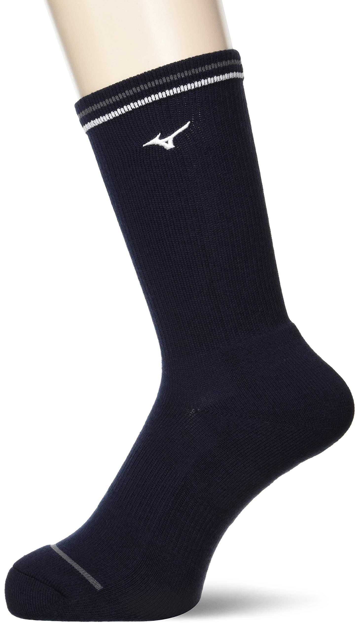 

Mizuno Fresh Socks Golf Regular Antibacterial Size Free Size Men s Wear, Length, Treatment, Navy, 52JX0003, (25-27cm)