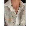 French Geometric Round Pearl Beaded Necklace Fashion Simple Court Style Necklace Light Luxury Premium Sweater Chain Women