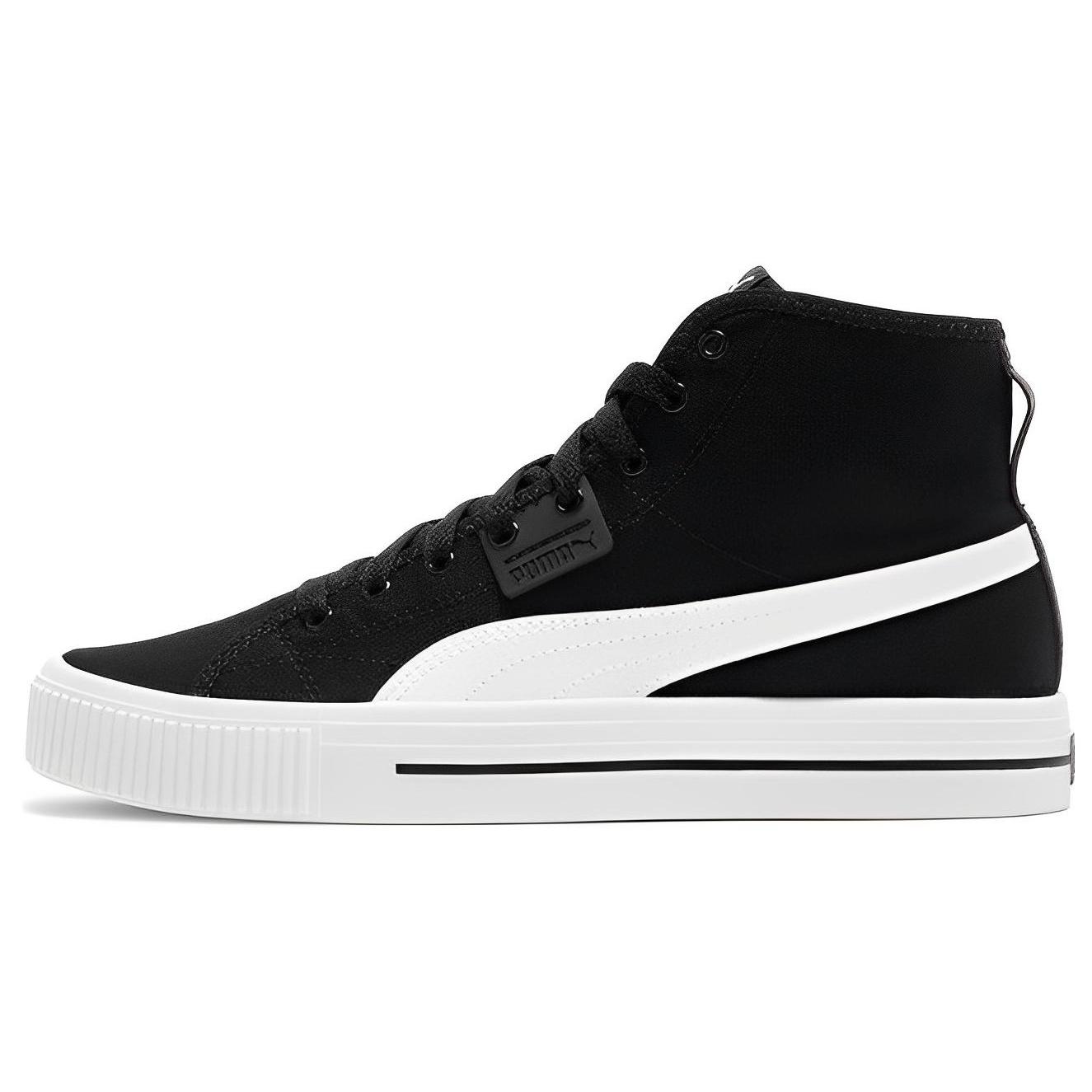 PUMA Ever Mid  Black White  Men s 385847-02 EU 36