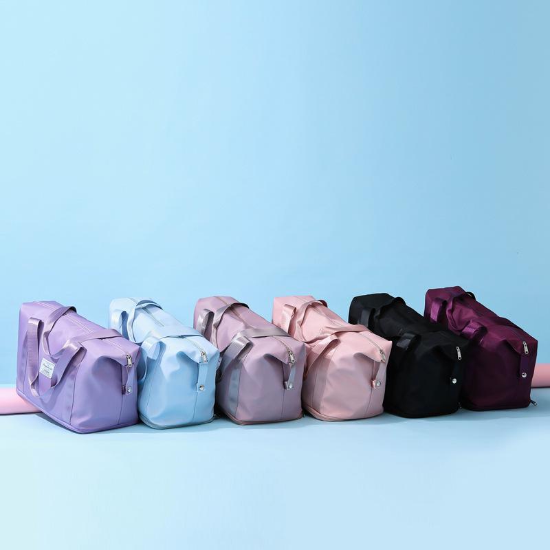 Foldable Large Capacity Travel & Fitness Bag with Wet/Dry Separation