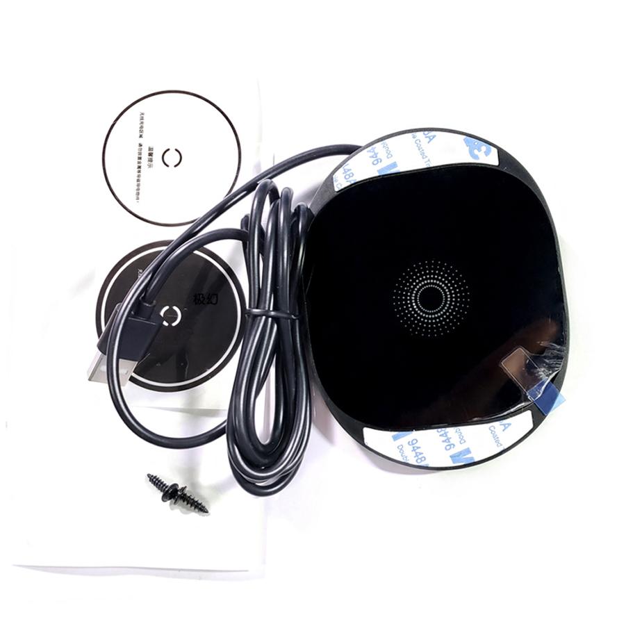 20mm Langstrecken-Wireless-Ladegerät unsichtbarer Marmor Schreibtisch Möbel Tisch versteckte Adsorption Für iPhone XR 11Pro Samsung S10 9