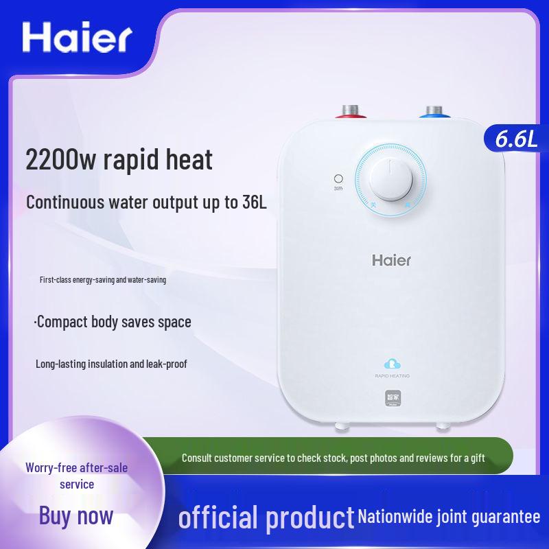 Haier Mini Quick-Heating Under-Counter Electric Water Heater EC6.6FA