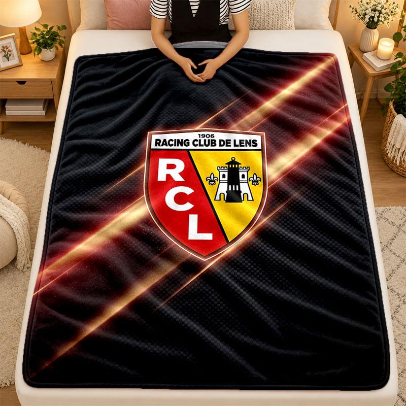 Flannel BlanketLens FC Warm Soft Throw Blanket for Indoor Sofa Bed Living Room Use