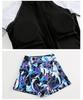 Women’s Two-Piece Slimming Wetsuit Swimsuit with Sun Protection – Plus Size Jellyfish Surf & Snorkel Beachwear
