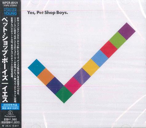 CD PET SHOP BOYS Yes WPCR85121 PARLOPHONE 2025 Japan Obi Rock