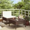 Day and Night - Day and Night 2-piece Garden Furniture Set with Brown PE Rattan Cushions