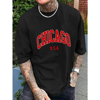 Special Offer Loose Fit Polyester T-Shirt, Casual Short Sleeve Summer Tee