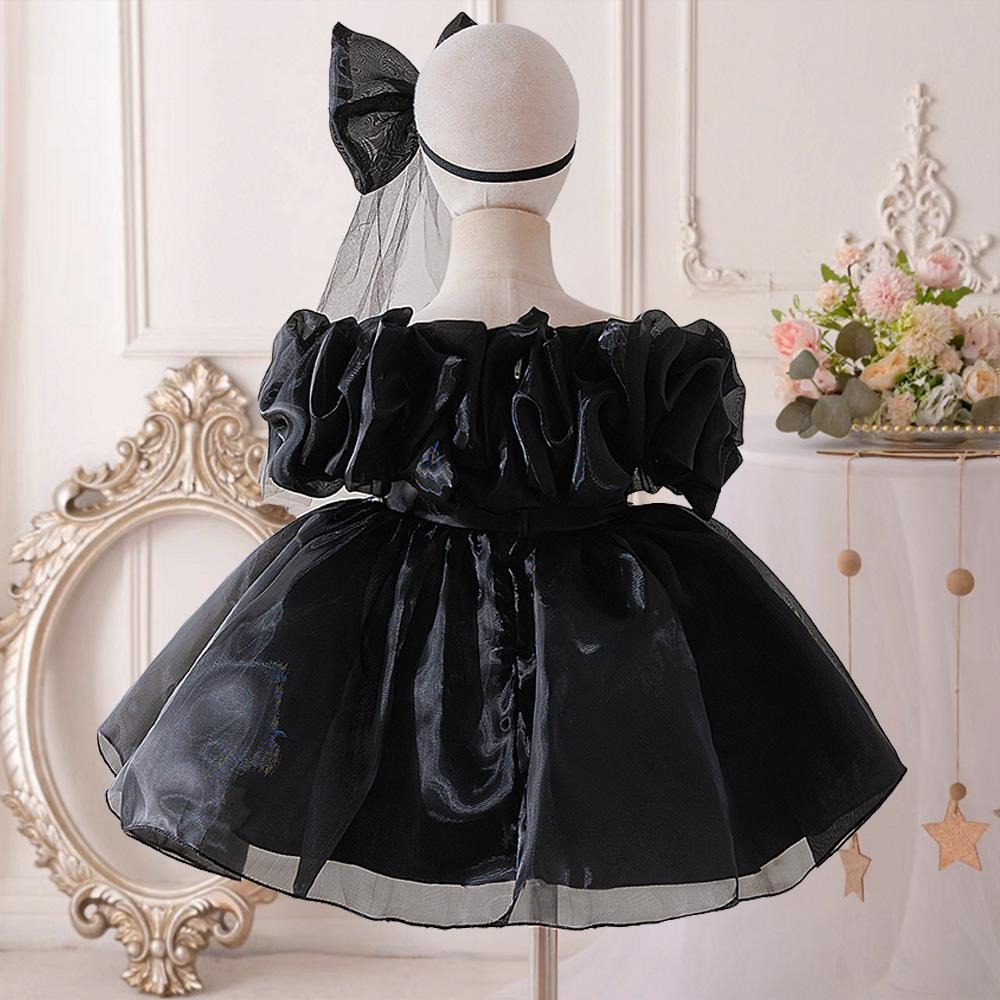 0-3Y Christmas Dress Newborn Baptism Wedding Dress for Baby Girl First Birthday Party Wear Toddler Girl Christening Gown Clothes L3095XZ